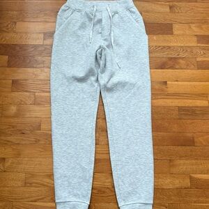 Lululemon Smooth Spacer Joggers Men’s XS Heathered Core Ultra Light Grey
